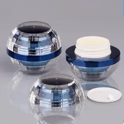 5 г 5 мл акриловые круглые сферической jar, косметический крем образец упаковочная коробка ногтей Дело Box Косметические контейнер горшок F20171628