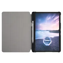 Не совместим с любыми Другое устройства для Samsung Galaxy Tab S4 10,5 дюймов Wake/Sleep(Пробуждение/спящий режим) тонкий Чехол w/держатель для ручки