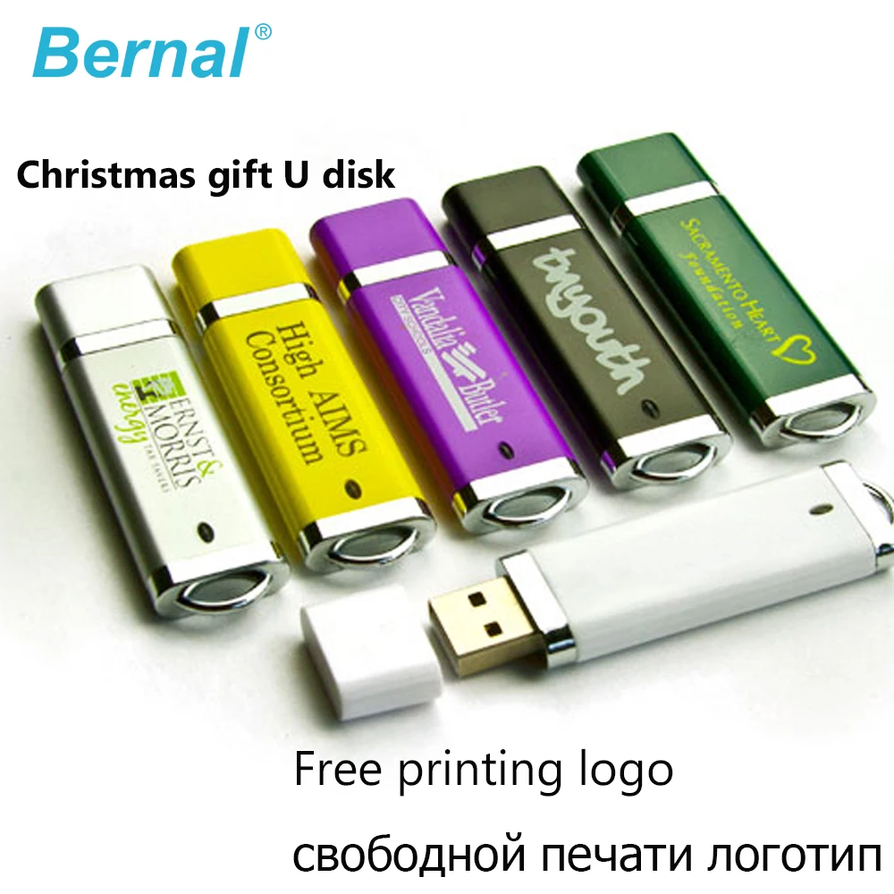 Bernal рождественские подарки флэш накопитель USB 2 0 с бесплатным логотипом 128 МБ 512 1