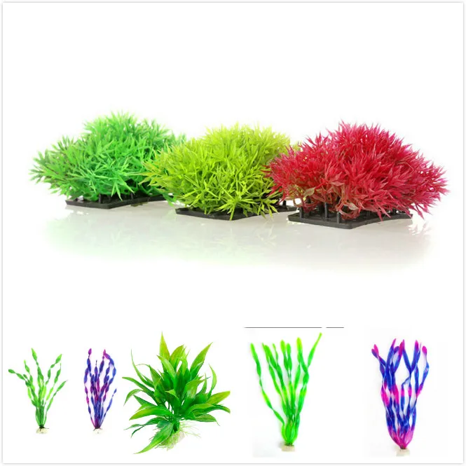 Underwater Artificial Aquatic Plant Ornaments Aquarium Fish Tank Green Water Grass Decor Landscape Decoration