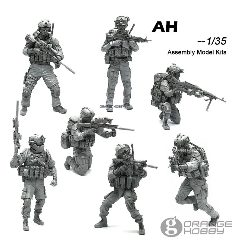 OHS YuFanModel 1/35 AH 01 07 серия Современная сборка спецармии США модель военной модели|model
