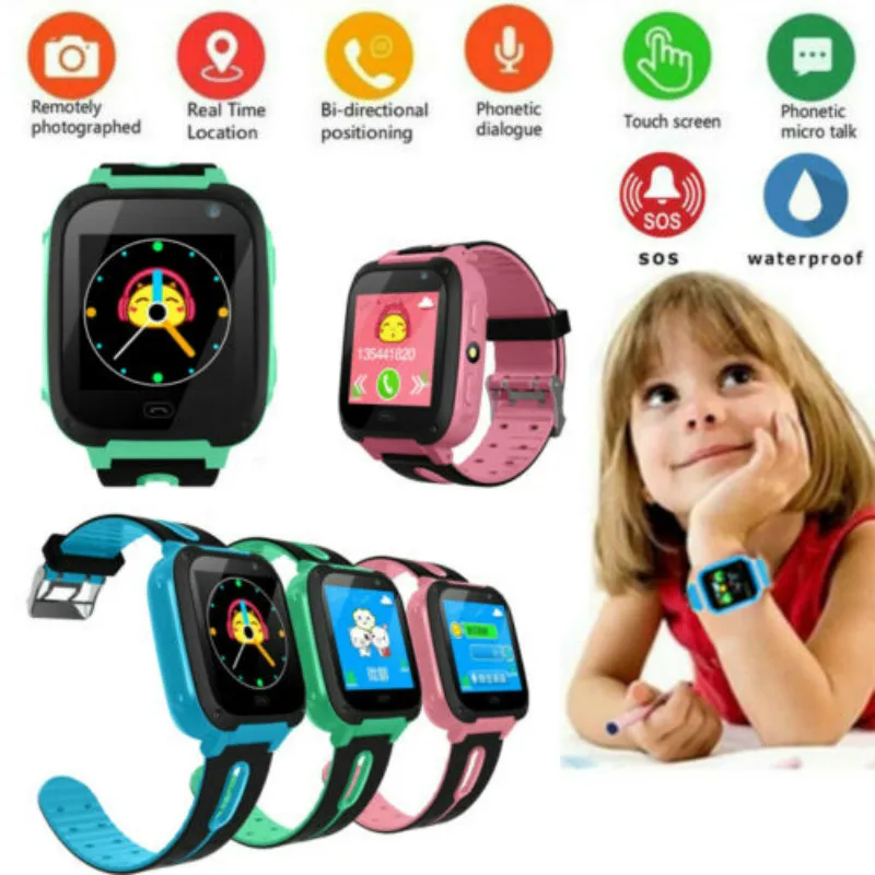 

Smart Watch with GPS GSM Locator Touch Screen Tracker SOS for Kids Children