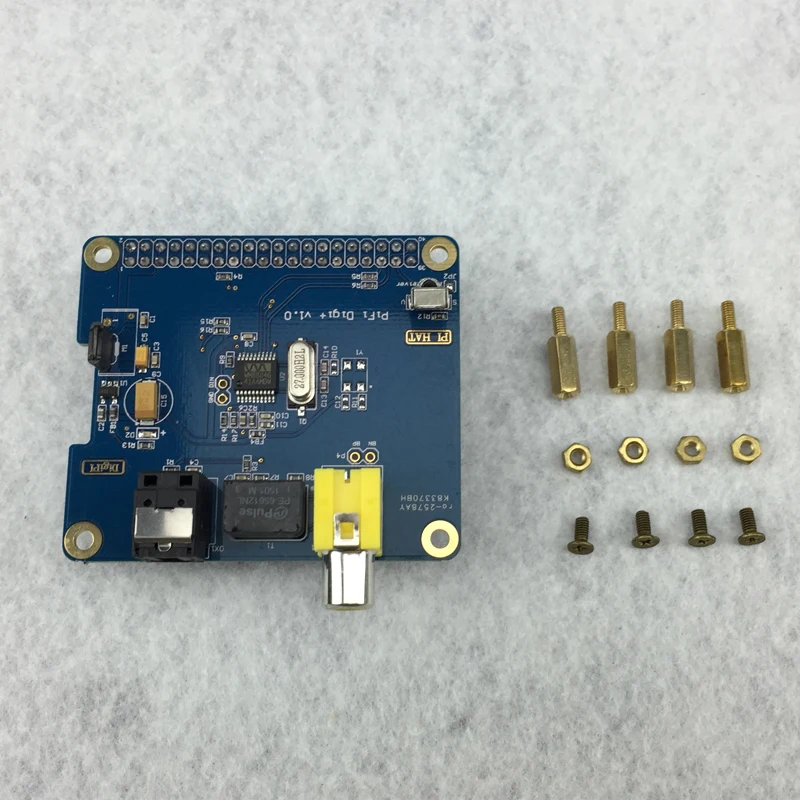 Raspberry Pi 3 цифровая звуковая карта HIFI DiGi Плата расширения ies SPDIF модуль+ акриловый чехол для Raspberry Pi 2