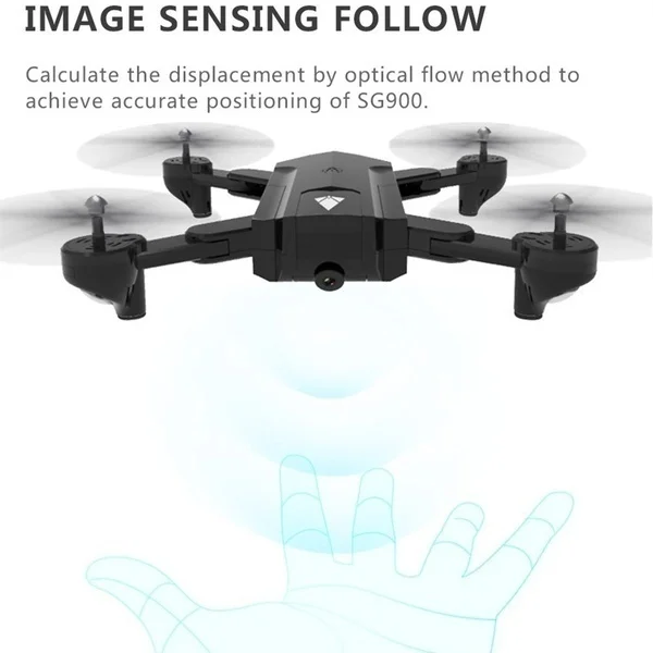 SG900 Full 720P HD FPV RC Drone Folding GPS Smart Follow Wide-Angle Camera Gesture Video Real-Time Transmission Quadcopter