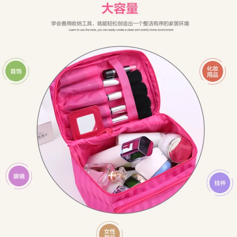 المرأة التجميل حقيبة المحمولة الأزياء نمط جديد سعة كبيرة المحمولة اليد حقيبة للماء سيدة السفر غسل الزينة الغرغرة أكياس