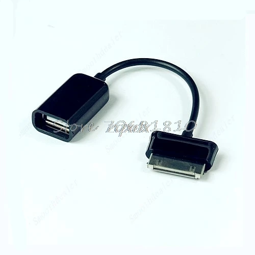 Черный usb-кабель адаптер OTG для Samsung Galaxy Tab Tablet 10,1 P7510 Новый Z09 Прямая поставка - изображение