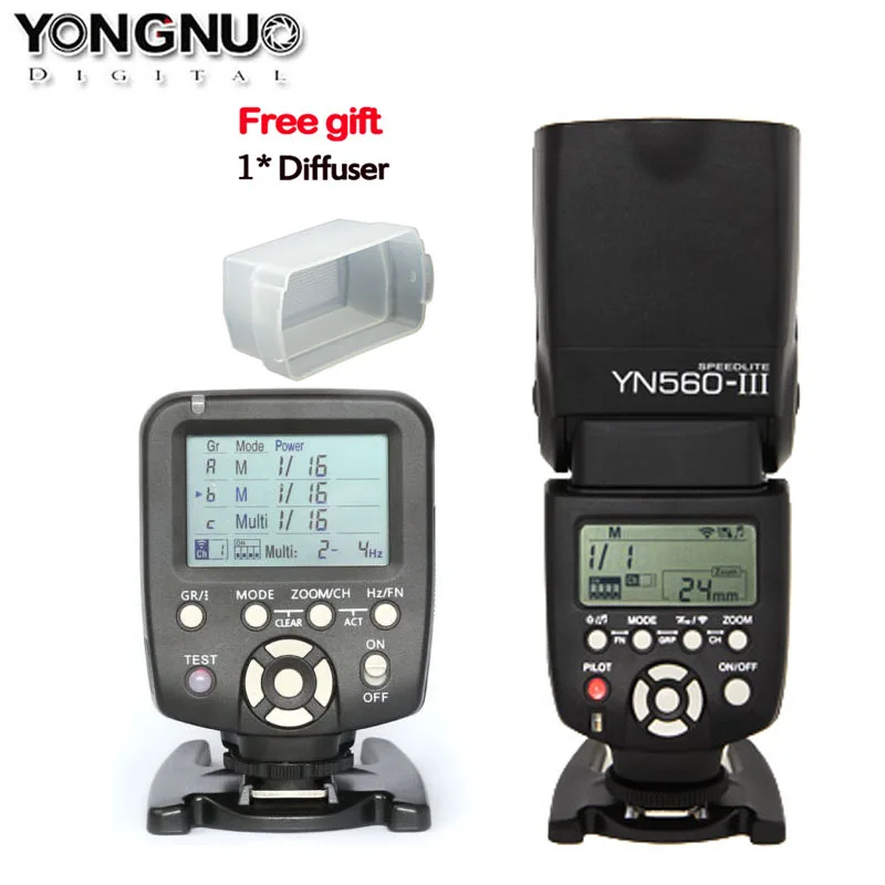  Yongnuo  Speedlite YN560 III YN560III + 1 . YN560-TX        Canon Nikon