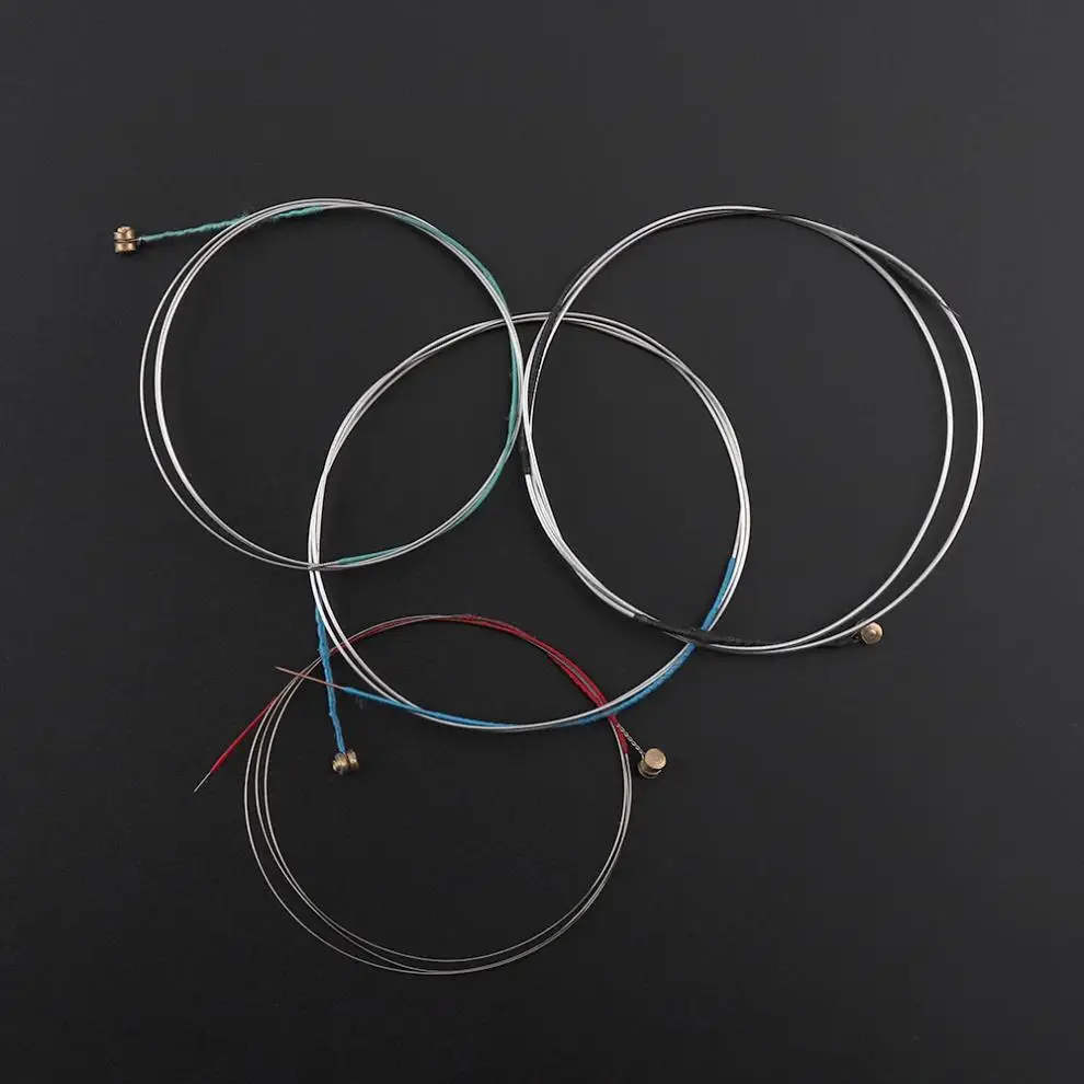 

4pcs Musical Instrument Parts Accessories Steel Core Nickel Violin Strings E-A-D-G