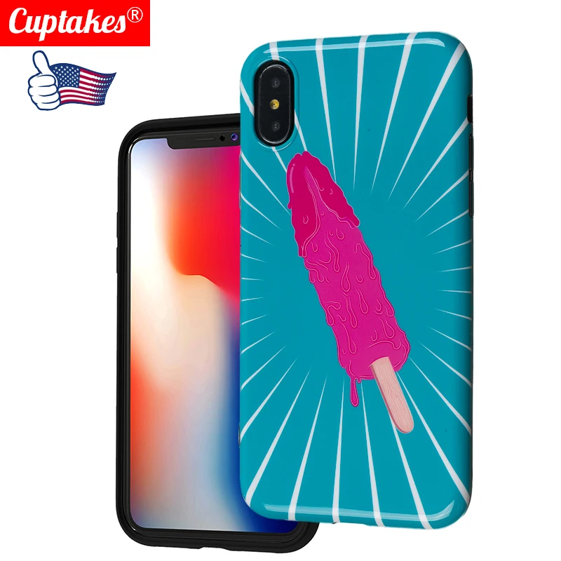 Роскошный фирменный глянцевый мягкий силикон imd чехол для iPhone 7 8 Plus X 10 XS Max XR 6 6S