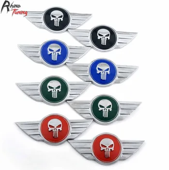

1pc Car Trunk Cover Boot Tailgate Sticker Emblem Skull Badge For Cooper R56 R53 Cabrio Coupe F57 615