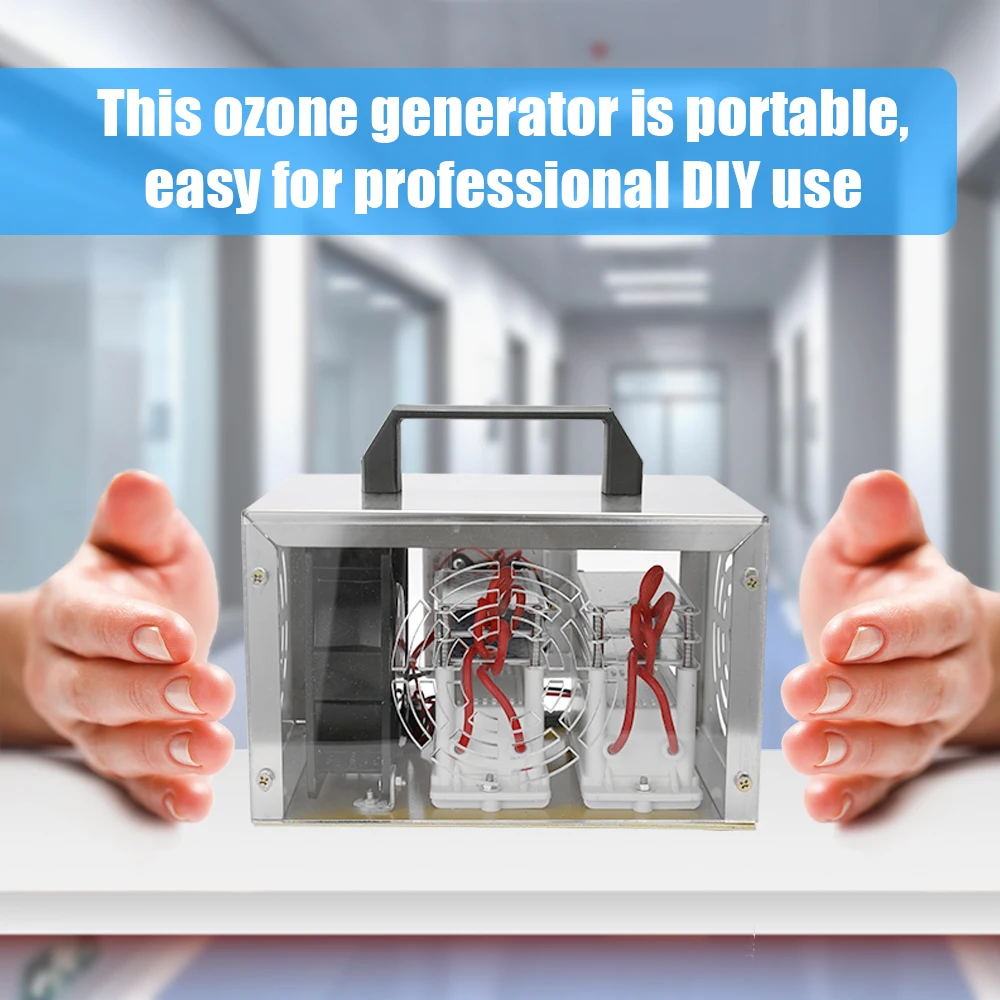

220V Air Purifier Ozone Generator plate 30000mg/h Ozonator Portable Ozonizer Cleaner Sterilizer with Timing Switch Air Cleaner