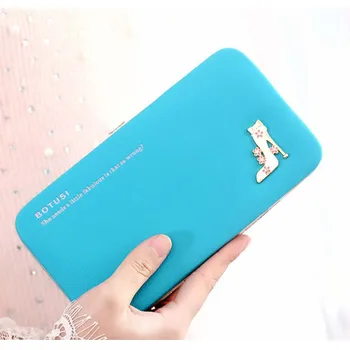 

New Wallet Large wallet Phone pocket purse Clutch bag Large capacity Frame bag women bag Fashion girl wallet