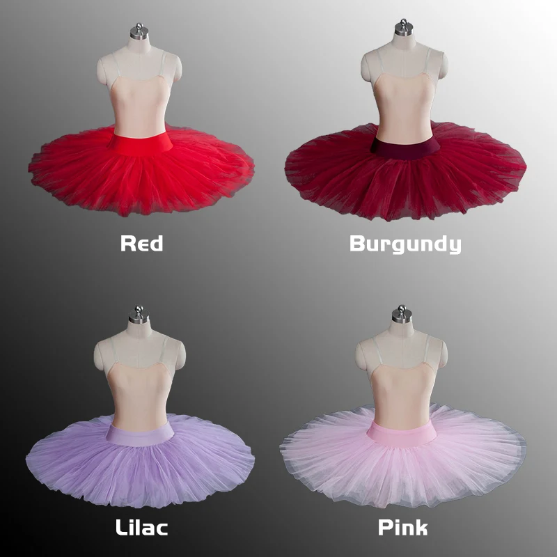 Профессиональная розовая балетная пачка для взрослых и женщин; детская белая классическая блинная пачка; костюм лебедя; балетное платье для девочек; L1001