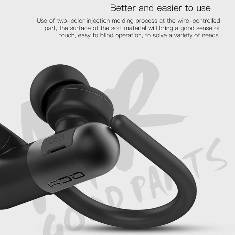 QCY QY11 спортивные наушники с шумоподавлением Беспроводная bluetooth V4.1 гарнитура для
