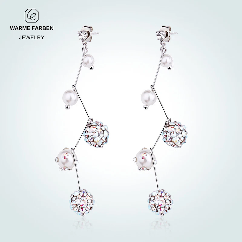 

Warme Farben 2019 Newest Arrive For Women Drop Earrings Crystal from Swarovski Ethnic Fashion Jewelry Gifts for Lady Accessories