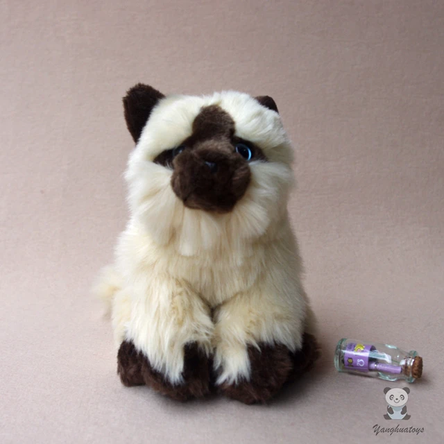 Kawaii Di Peluche Giocattolo Animale Regali Di Festa Gatto Siamese