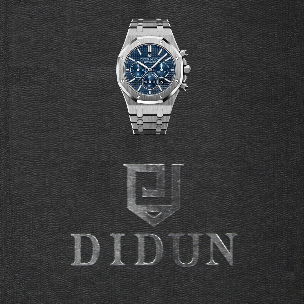 

DIDUN men luxury watches men steel quartz watch men business watch sports watch 30M waterproof