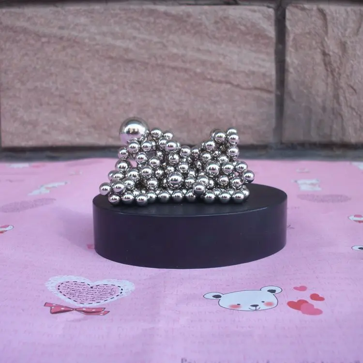 DIY магнитная основа металлические шары Детские развивающие игрушки украшения дома аксессуары металлические ремесленные шары скульптура фигурки подарок