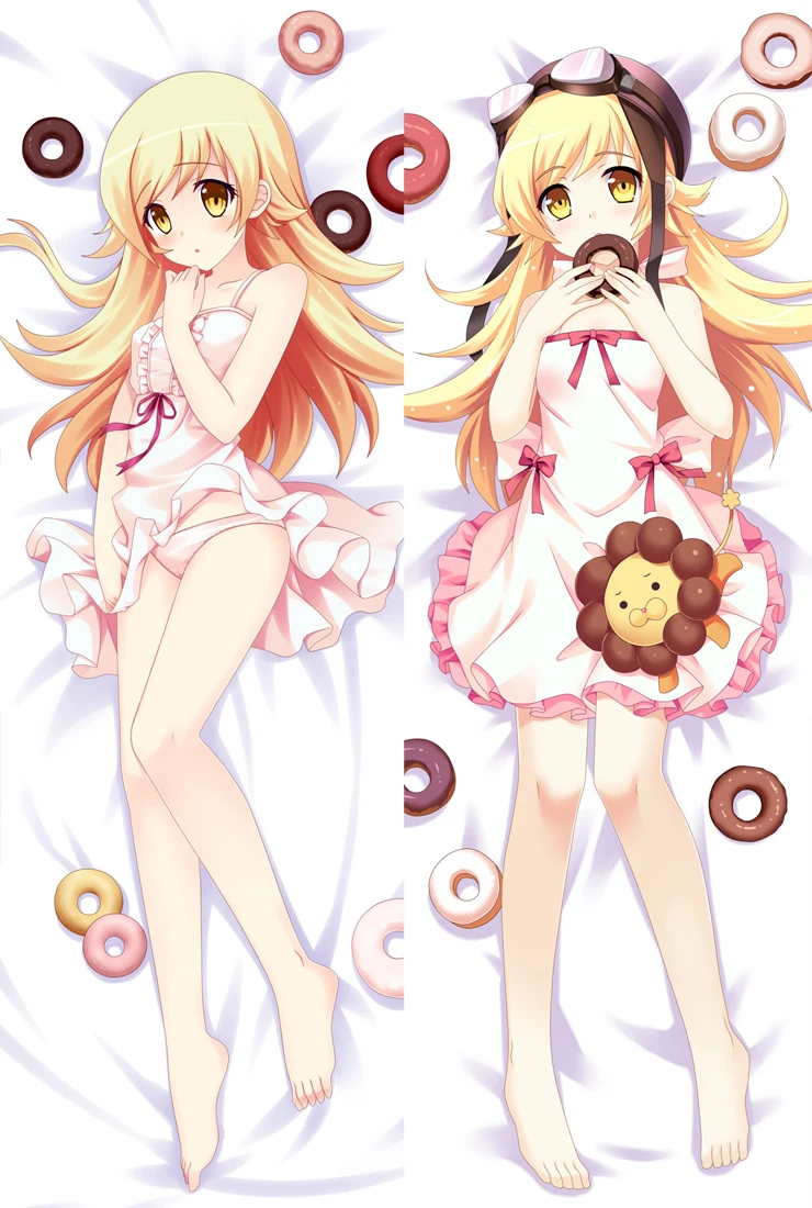 November update японская Аниме Bakemonogatari сексуальная девушка Oshino Shinobu Dakimakura наволочка для