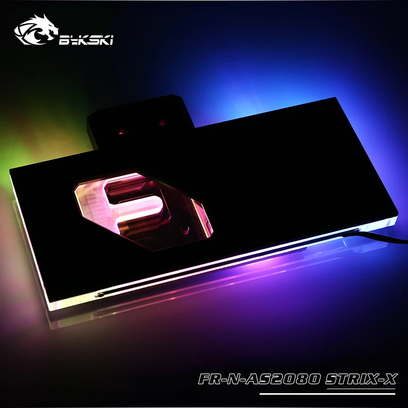  Bykski Block use for ASUS ROG RTX2080-O8G-GAMING/Full Cover Water Block/Compatible Original backpla