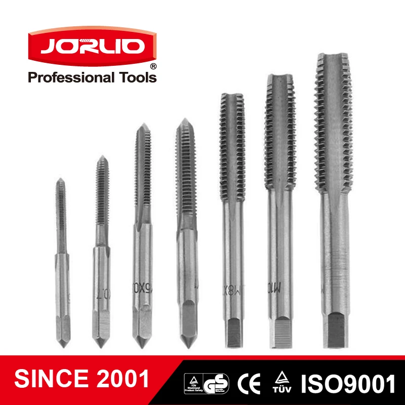 

7PCS /Set HSS Straight Fluted Screw M3 M4 M5 M6 M8 M10 M12 Thread Metric Plug Hand Tap Drill Set