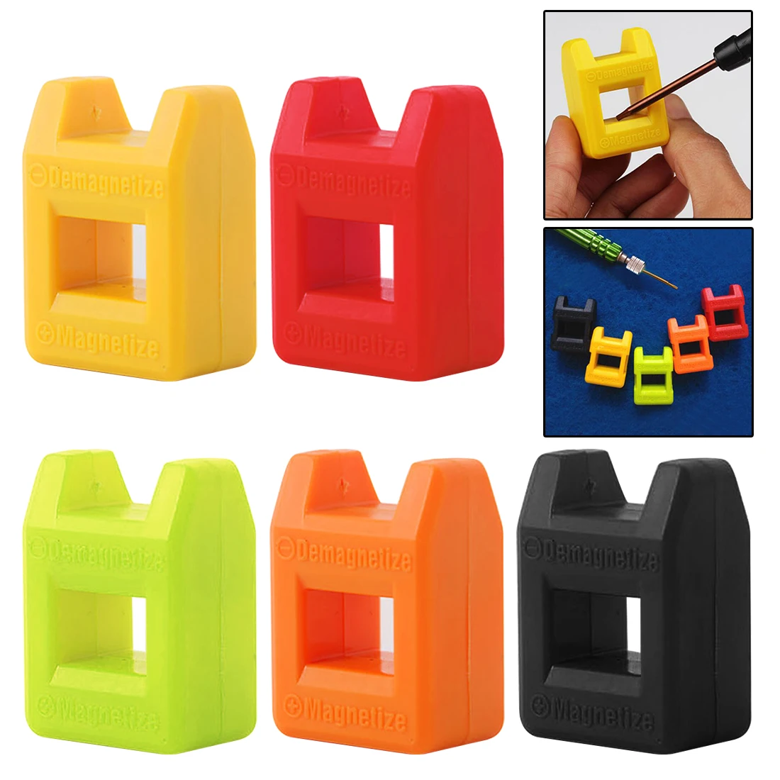 

Hand Tools Mini 2 in 1 Magnetizer Demagnetizer Tool Screwdriver Magnetic High Quality Colour Send Random