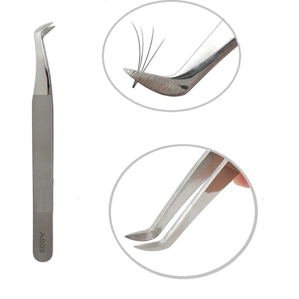 “ Ferramentas de Beleza Maquiagem Inoxidável 3d Pinça 3d
