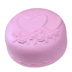 1 шт.. мягкие розовые симуляторы Pu медленный отскок сжатие торта игрушки для взрослых декомпрессионные инструменты интересные игрушки для