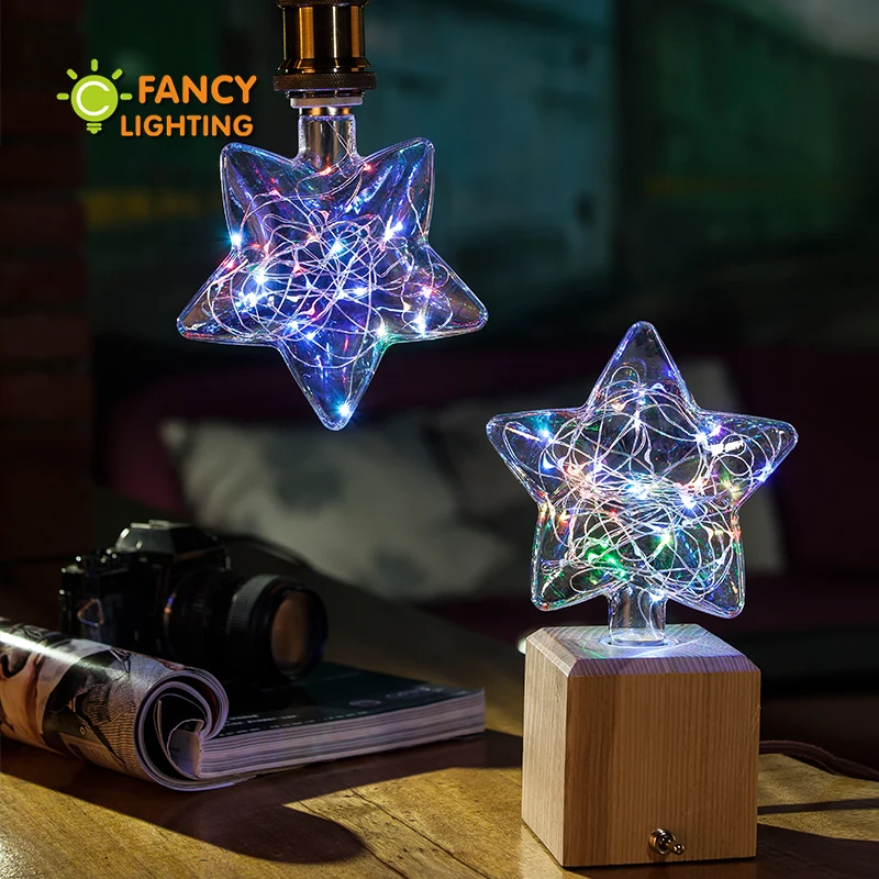 Светодиодная лампа E27 светодиодная RGB для украшения дома гостиной спальни 110 В 220 3