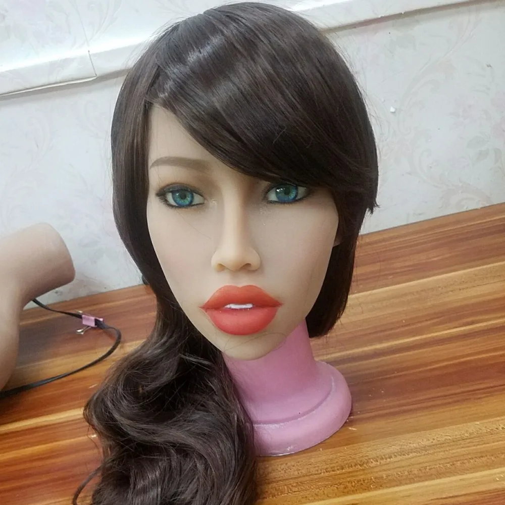 88 Latin American Girl Sex Doll Head For Big Size Sex Toy 135cm 140cm