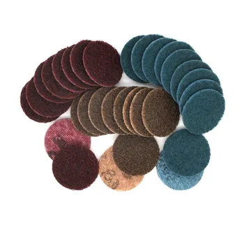 

1-10Pcs 2 Inch Roll Lock Surface Polishing Nylon Sanding Pad Disc Sandpaper Roloc Pad For 3M Flocking Disc