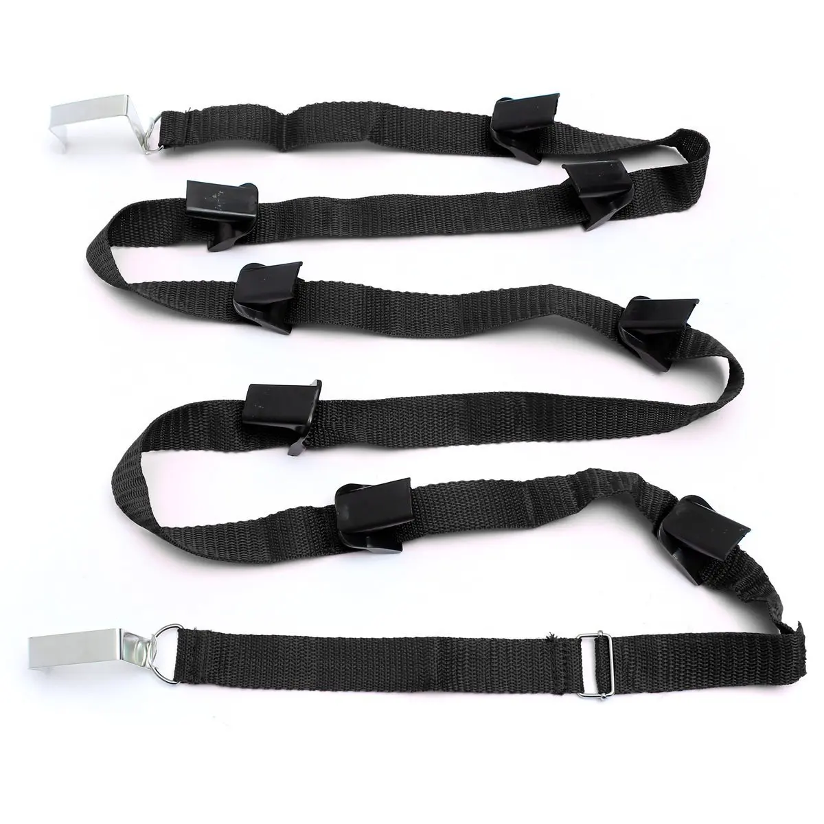 Best Hook Adjustable Buckle Strap Organizer Door Strap Lanyard Storage for Bags Hat Clothes, Black