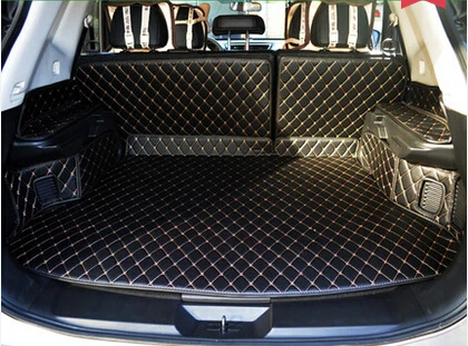 

High quality carpets New Special trunk mats for NIssan X-trail T32 2017 durable waterproof boot carpets for XTRAIL 2016-2014