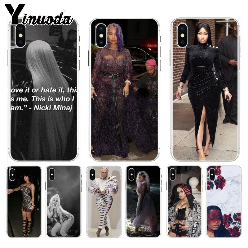 

Yinuoda Nicki Minaj Original Phone case cover for Apple iPhone 8 7 6 6S Plus X XS max 5 5S SE XR Cover