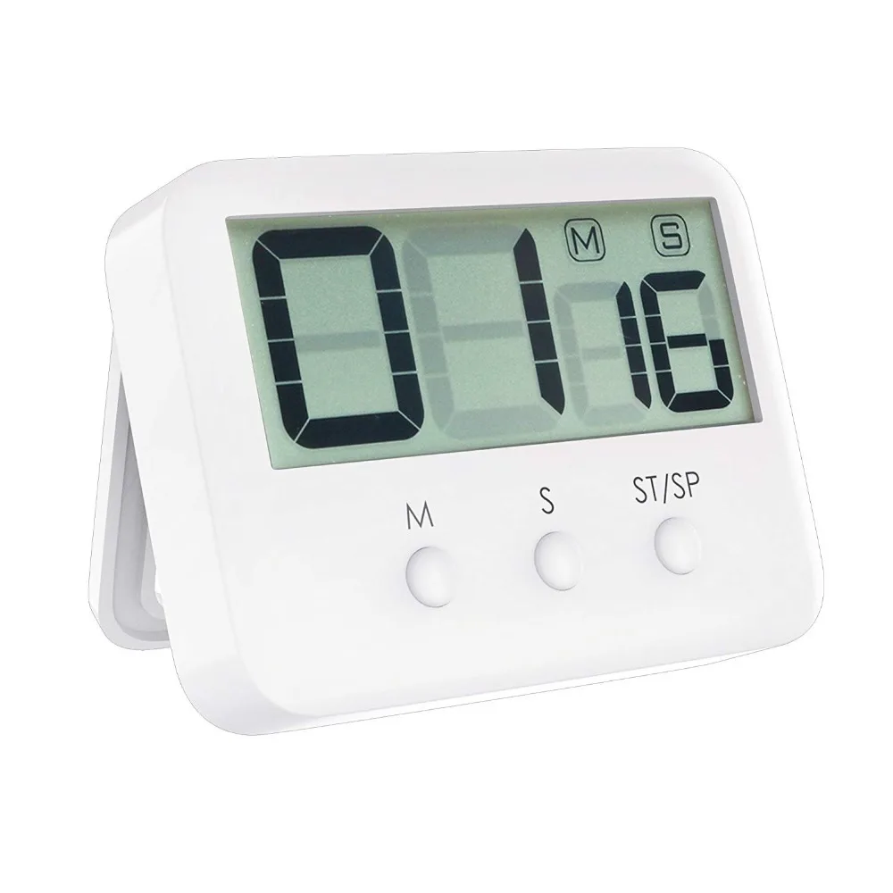 

Digital Kitchen Timer Cooking Timer Large Display Strong Magnet Back Minute Second Count up & Down Timer with Loud Alarm