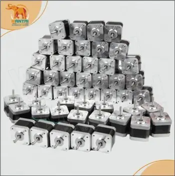

[DE TO EU]120pcs Nema17 42BYGHW811-X1 0.48N.m(70oz-in) 48mm 2.5A 3.1V 48mm D-Shaft With Connector for 3D printer robotic