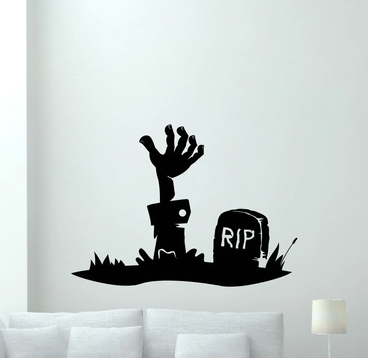 ZombieHandWallDecalWalkingDeadVinylStickerHorrorPosterHome