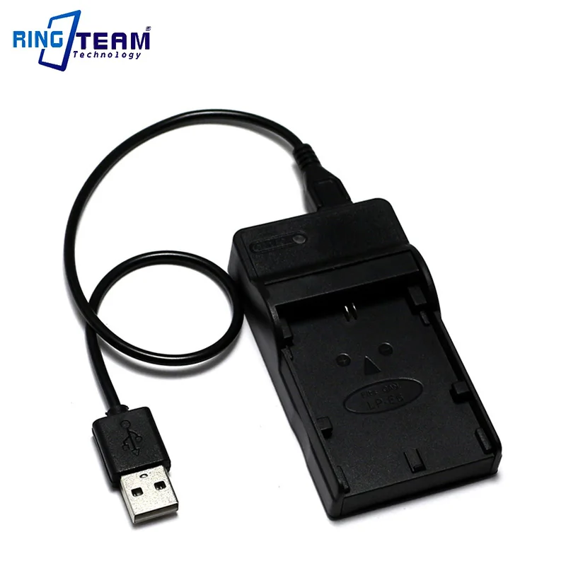 

USB Charger LP-E6 LPE6 LC-E6 for Canon Battery Fit EOS 5D Mark 2 3 II III 5DS 5DS R 6D 7D 7D Mark II 60D 60Da 70D 80D SLR Camera