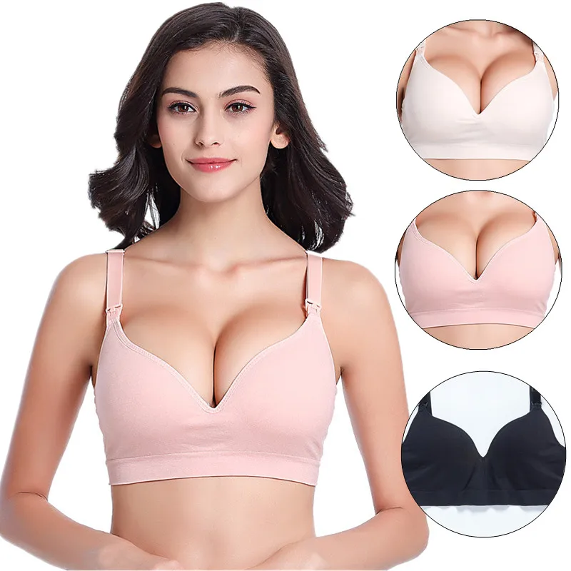 

Front Buckle Bra Cotton Pregnancy Clothes Pregnancy Breastfeeding Nursing Bras Maternity Wear Brassiere Underwear Nursing Bra