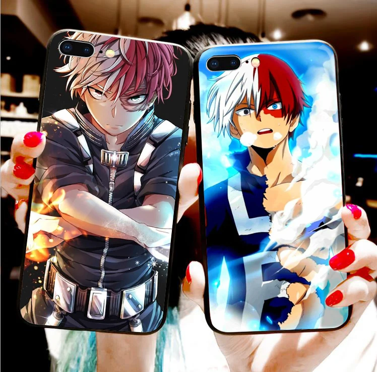 Чехол для телефона My Hero Academia аниме Todoroki BNHA чехол iPhone XS MAX XR X 8Plus 8 7Plus 7 6s Plus 6Plus 6