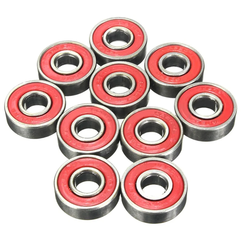 

10PCS 608zz Skating Rolling Skateboard Longboard Wheel Skate Bearings Roller ABEC-9 ABEC-7 For Skate Shoes Scooter