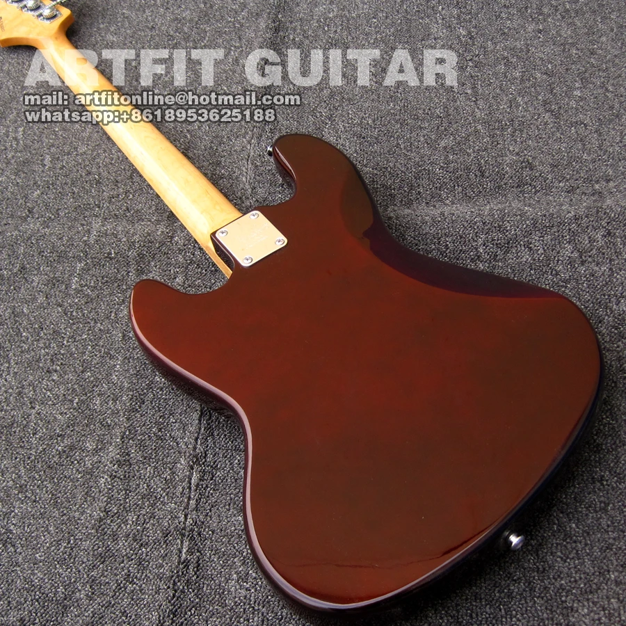 Giggle 4 Строка Sunburst 1969 Jazz Bass 3 тон клен гриф Китай электрический бас Guitarras Бесплатная