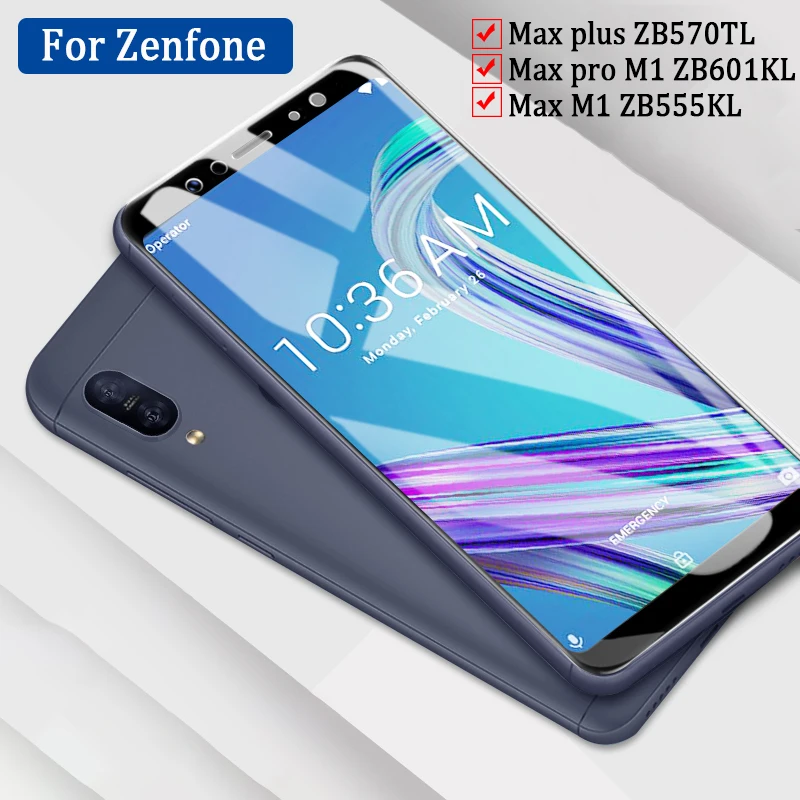 Защитное стекло для ASUS Zenfone max plus ZB570TL pro m1 ZB601KL ZB555KL закаленное 9H 2.5D Защитная пленка