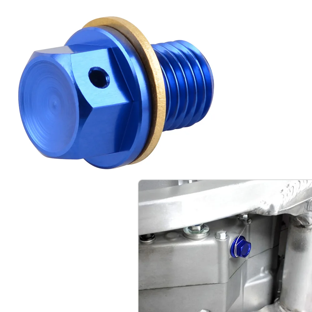 

NICECNC Oil Drain Plug Bolt For Yamaha YZ 250/X Tricker Serow 250 XT250X WR250R/X Kawasaki KLX150S KLX125 D-Tracker 125 KLX110/L