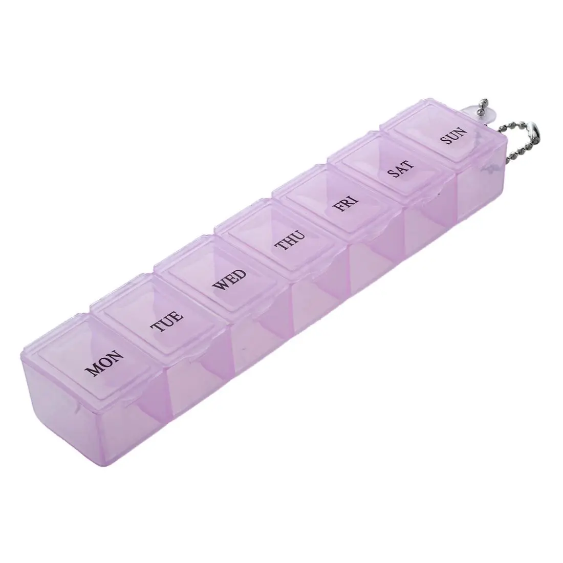

7 Day Weekly Pill Box Organizer Medicine Compartments Vitamin Storage Travel kit 1pcs