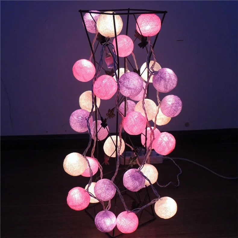 

decorative lights series of cotton ball lights LED pointed remote control lights bar shop window decoration lights
