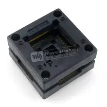 QFP100 TQFP100 LQFP100 PQFP100 OTQ-100-0.5-09 Enplas QFP IC тестовый разъем 0,5 мм Шаг IC корпус Размер E14* 14 мм