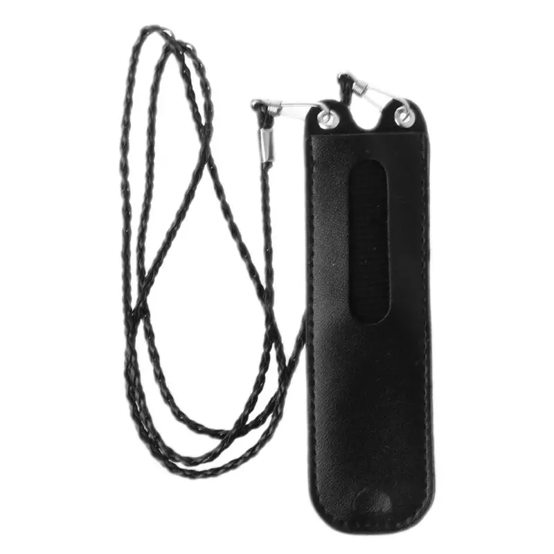 

Portable PU Leather Carrying Pouch Neck Lanyard Protective Cover Pocket Bag for Juul Electronic Cigarette Vape Accessories