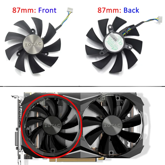 Special Offers 87MM GA91S2H GA92S2U 0.35A Cooler Fan Replacement For ZOTAC GTX 1070Ti 1080Ti MINI GPU Video Card Cooling Fan Special Offers 87MM GA91S2H GA92S2U 0.35A Cooler Fan Replacement For ZOTAC GTX 1070Ti 1080Ti MINI GPU Video Card Cooling Fan