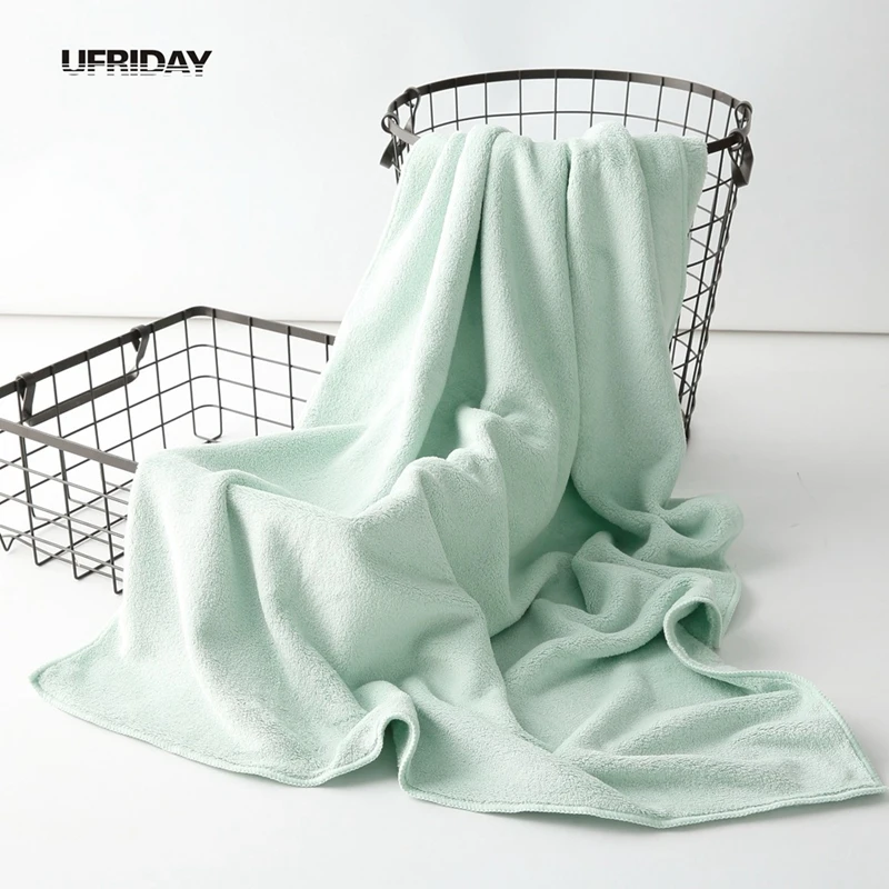 UFRIDAY Elegant Cotton Thick Adult Bath Towel New Super Absorbent Hand